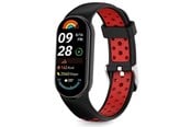 Smartwatch - Accessories - Tech-Protect IconBand Air Strap for Xiaomi Smart Band 8 / 9 / 10 / NFC - Black & Red - 5906302331369