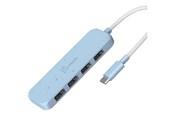 USB Hub - j5create JCH341EC - hub - eco-friendly USB-C - 4 ports USB Hub - USB 3.2 - 4 porte - Blue - JCH341EC-N
