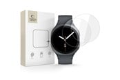 Mobiltelefontillbehör-Skyddsfilm - Tech-Protect Glass Fit+ 2-pack Tempered Glass for Samsung Galaxy Watch 8 44mm - Clear - 5906302331499