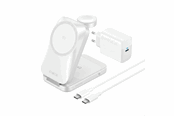 Mobile - Adapters & Chargers - Anker Prime Wireless Charging Station(3-in-1 MagGo AirCool Foldable) - White - B25N1G21