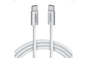 USB-kabel - Anker Zolo USB-C to USB-C Cable (1.8m 240W) - White - A8060H22