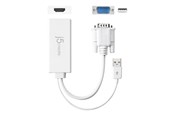Displaykabel - j5create JDA214 - adapter cable - 17.6 cm - JDA214-N