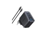 Mobile - Adapters & Chargers - Anker Nano Charger (70W 3 Ports - Incl. Cable) - Black - B121A311