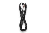 Hundar - Woolly Wolf - Rope Leash Black - 180 cm  - 10mm - RPLSHRVB600