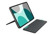Tangentbord - Logitech Flip Folio - keyboard and folio case full size - QWERTY - English - graphite Input Device - Tastatur & Folio set - Engelska - Grå - 920-013403