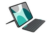 Tangentbord - Logitech Flip Folio - keyboard and folio case full size - AZERTY - French - graphite Input Device - Tastatur & Folio set - Fransk - Grå - 920-013398