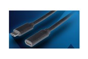 USB-kabel - Lanberg - USB-C extension cable - USB-C to USB-C - 1.5 m - CA-USBE-20CC-0015-BK
