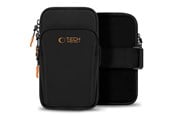 Andra mobiltillbehör - Tech-Protect M7 Universal Sport Armband Case - Black & Orange - 5906302331772
