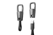 Andra mobiltillbehör - Tech-Protect Ultraboost DNA Cable with Keychain USB-C PD 60W / 3A - Gray - 5906302331963