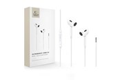 Hörlurar / Headset - Tech-Protect Ultraboost Core G2 Mini Jack Headphones - White - 5906302332335