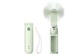 PowerBank - Jisulife Handheld Fan Life8 Mini Portable USB Fan with 2000mAh Power Bank and Flashlight - Green PowerBank - Grön - 2000 mAh - 6975061536642