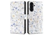 Mobile - Covers & Cases - Tech-Protect Wallet Case for Samsung Galaxy A26 5G / A17 4G / 5G - Daisies with Leaves - 5906302332458