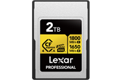 Flashram & USB Flash Drives - Lexar Professional GOLD CFexpress 4.0 Type A - 2TB - LCAEXG4002T-RNENG