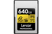 Flashram & USB Flash Drives - Lexar Professional GOLD CFexpress 4.0 Type A - 640GB - LCAGOLD640G-RNENG