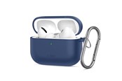 Mobile - Covers & Cases - Tech-Protect  Silicone Hook Case for AirPods Pro - Navy Blue - 5906302333110