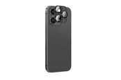 Mobiltelefontillbehör-Skyddsfilm - AmazingThing Aviation-Grade Alloy Tempered Glass Lens for iPhone 16 Pro / 16 Pro Max Camera Lens - Black - IP16CAMPBKGLA
