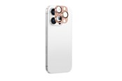 Mobiltelefontillbehör-Skyddsfilm - AmazingThing Aviation-Grade Alloy Tempered Glass Lens for iPhone 16 Pro / 16 Pro Max Camera Lens - Rose Gold - IP16CAMPGGLA