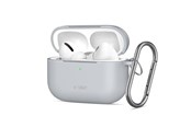 Mobile - Covers & Cases - Tech-Protect Silicone Hook Case for AirPods Pro - Grey - 5906302333141