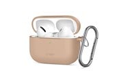 Mobile - Covers & Cases - Tech-Protect Silicone Hook Case for AirPods Pro - Beige - 5906302333158