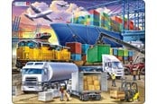 Pusselspel - Larsen Puzzles Puzzle Transport - 37 pieces Maxi (36.5x28.5 cm) Golv - US44