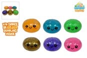 Små presenter till barn - Trend Toys Kawaii Glitter Slime Dumplings 1pcs 8.5cm. In Steam basket - 201088