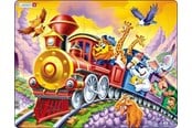 Pusselspel - Larsen Puzzles Puzzle Circus Train - 30 pieces Maxi (36.5x28.5 cm) Golv - US14