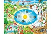 Pusselspel - Larsen Puzzles Puzzle The Four Seasons - 44 pieces Maxi (36.5x28.5 cm) Golv - SS3