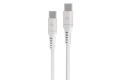 USB-kabel - Hune Tallo USB-C To USB-C Cable 3m (3A/60W) - Snow White - AT-ACC-CA-394