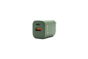 Mobile - Adapters & Chargers - Hune Hurón D20 Dual USB-C & USB-A 20W Charger - Forest Green - AT-ACC-WA-133
