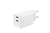 Mobile - Adapters & Chargers - Hune Hurón D45W Dual USB-C 45W Wall Charger - Snow White - AT-ACC-WA-154