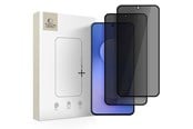 Mobiltelefontillbehör-Skyddsfilm - Tech-Protect Glass Spy+ 2-pack Privacy Glass for Samsung Galaxy S25 FE - 5906302332786