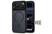Mobile - Covers & Cases - Tech-Protect Magpeak Magsafe CC Case for iPhone 17 Pro - Matte Black - 5906302333554
