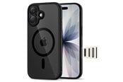 Mobile - Covers & Cases - Tech-Protect Magpeak Magsafe CC Case for iPhone 17 - Clear Black - 5906302333608