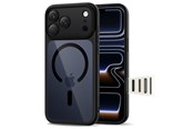 Mobile - Covers & Cases - Tech-Protect  Magpeak Magsafe CC Case for iPhone 17 Pro Max - Clear Black - 5906302333622