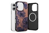 Mobile - Covers & Cases - Tech-Protect Lamano MagSafe Case for iPhone 16 Pro Max - Brown and Purple - 5906302333677