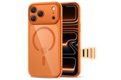 Mobile - Covers & Cases - Tech-Protect Magpeak Magsafe CC Case for iPhone 17 Pro - Clear Orange - 5906302333813