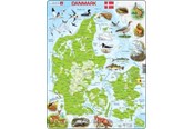 Pusselspel - Larsen Puzzles Puzzle Denmark physical with animals - 66 pieces Maxi (36.5x28.5 cm) Golv - K78