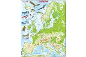 Pusselspel - Larsen Puzzles Puzzle Europe Physical Standing - 87 pieces Maxi (36.5x28.5 cm) Golv - K70
