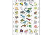 Pusselspel - Larsen Puzzles Puzzle Fascinating Dinosaurs - 35 pieces Maxi (36.5x28.5 cm) Golv - HL9