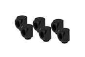 DIY vattenkylning - Thermal Grizzly DeltaMate Rotary - 90° Black (6-P - TG-DM-FIT-6003