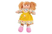 Docka, bamse och tillbehör - Bigjigs Fabric Doll Daisy - 28cm - BJD002
