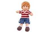 Docka, bamse och tillbehör - Bigjigs Fabric Doll Harry - 28cm - BJD009