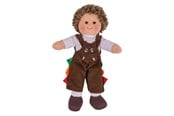Docka, bamse och tillbehör - Bigjigs Fabric Doll Jack - 28cm - BJD045