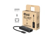 Nätverkskort (adaptrar osv.) - Club 3D CAC-2531 USB‑C to RJ45 10G Ethernet Adapter M/F - CAC-2531