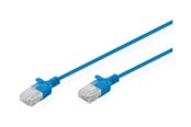 Nätverkskabel - DIGITUS patch cable - blue - Blå - DK-1618-030S-B