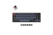 Tangentbord - Keychron K6 Pro QMK/VIA Wireless RGB Hot Swap K Pro Brown - Gaming Keyboard - Utan numpad - Nordisk - Svart - K6P-J3P-BO