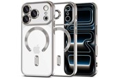 Mobile - Covers & Cases - Tech-Protect MagFlex MagSafe Case for iPhone 17 Pro - Clear Silver - 5906302334599