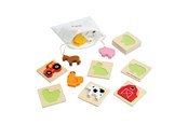 Babyleksaker - Bigjigs Wooden Shape Puzzle Farm - 10 pcs. - 35025