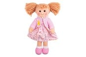 Docka, bamse och tillbehör - Bigjigs Fabric Doll Ella - 35cm - BJD061