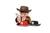 Outfits & kostymer - Boland Cowboy hat Wild - 04105